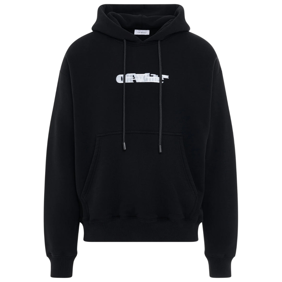 Off White Mens Ombb085F23Fle0021001 Hoodie Black