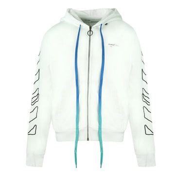 Off White Mens Ombe001F19E300110110 Hoodie White