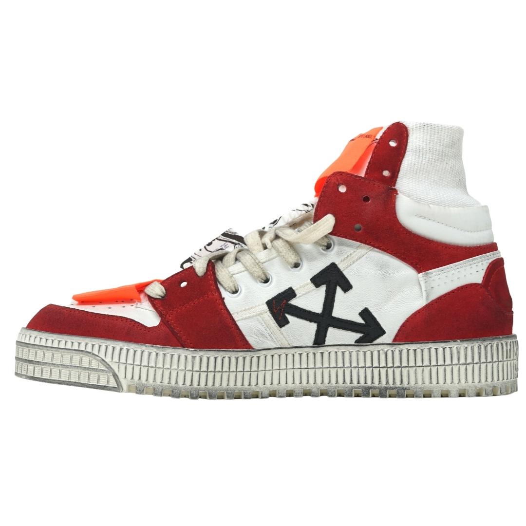 Off White Mens Omia065E20Lea0020125 Trainers Red