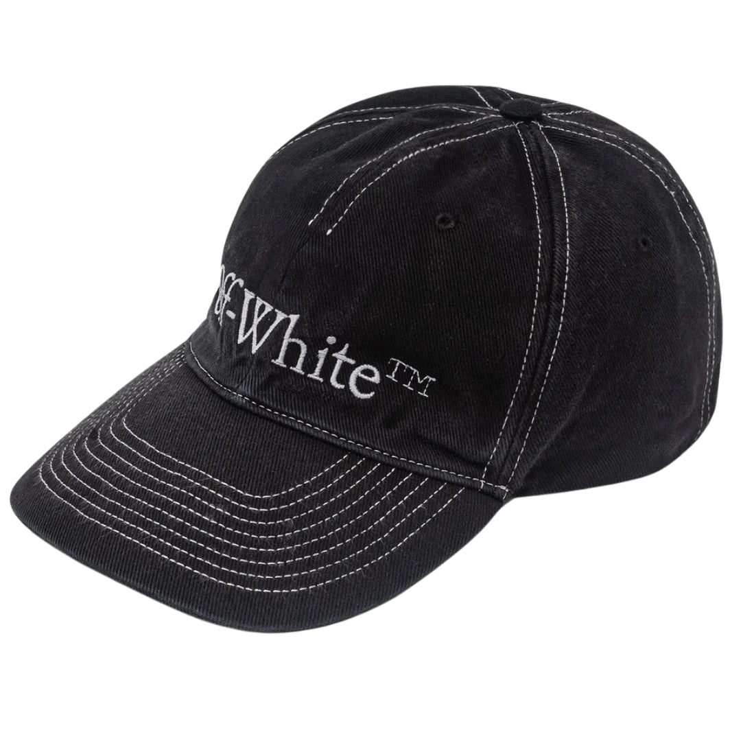 Off White Mens Omlb041S23Den0061001 Baseball Cap Black