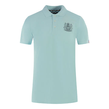 Aquascutum Mens P00423 78 Polo Shirt Light Blue