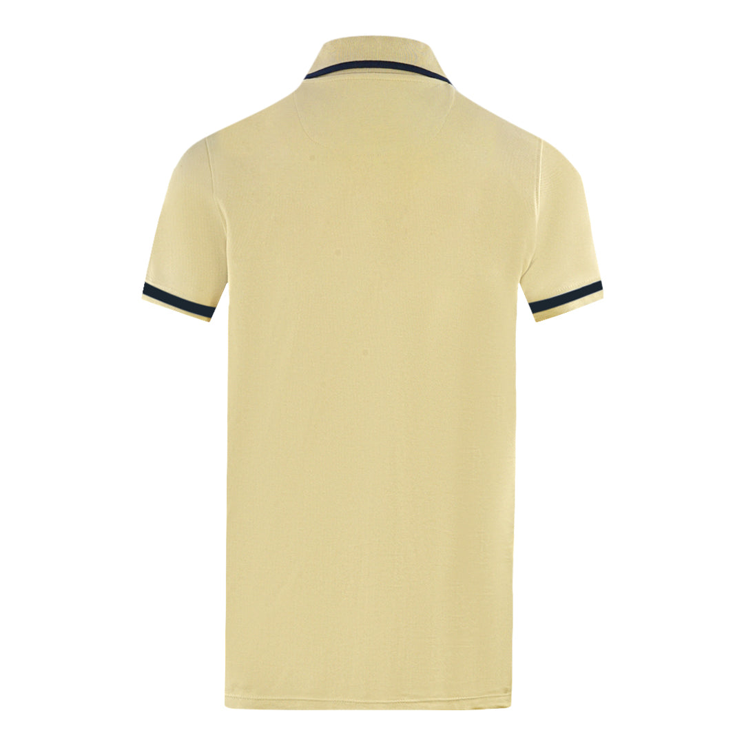 Aquascutum Mens P00923 12 Polo Shirt Beige