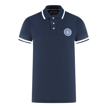 Aquascutum Mens P00923 85 Polo Shirt Navy