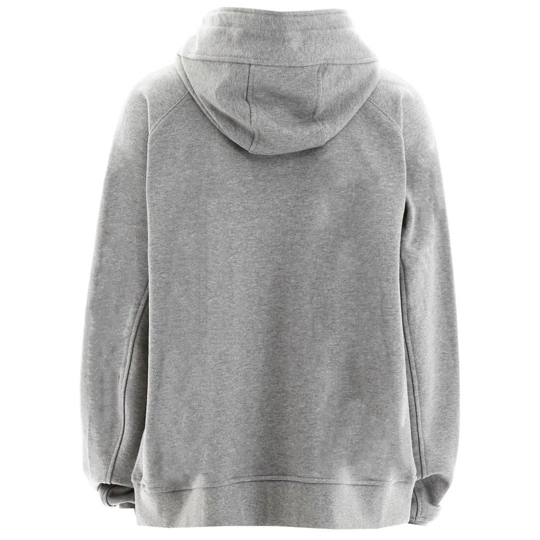 Neil Barrett Lightning Bolt Logo Grey Hoodie - Nova Clothing