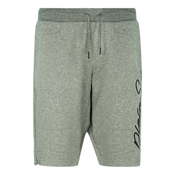 Philipp Plein Signature Logo Grey Shorts - Nova Clothing