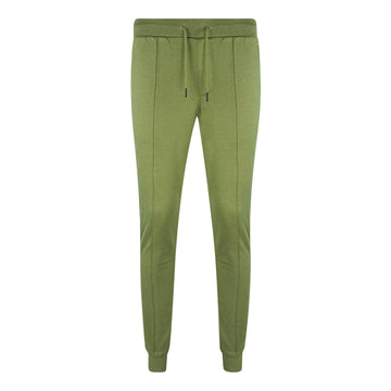 Plein Sport Lined Logo Green Sweatpants - Nova Clothing