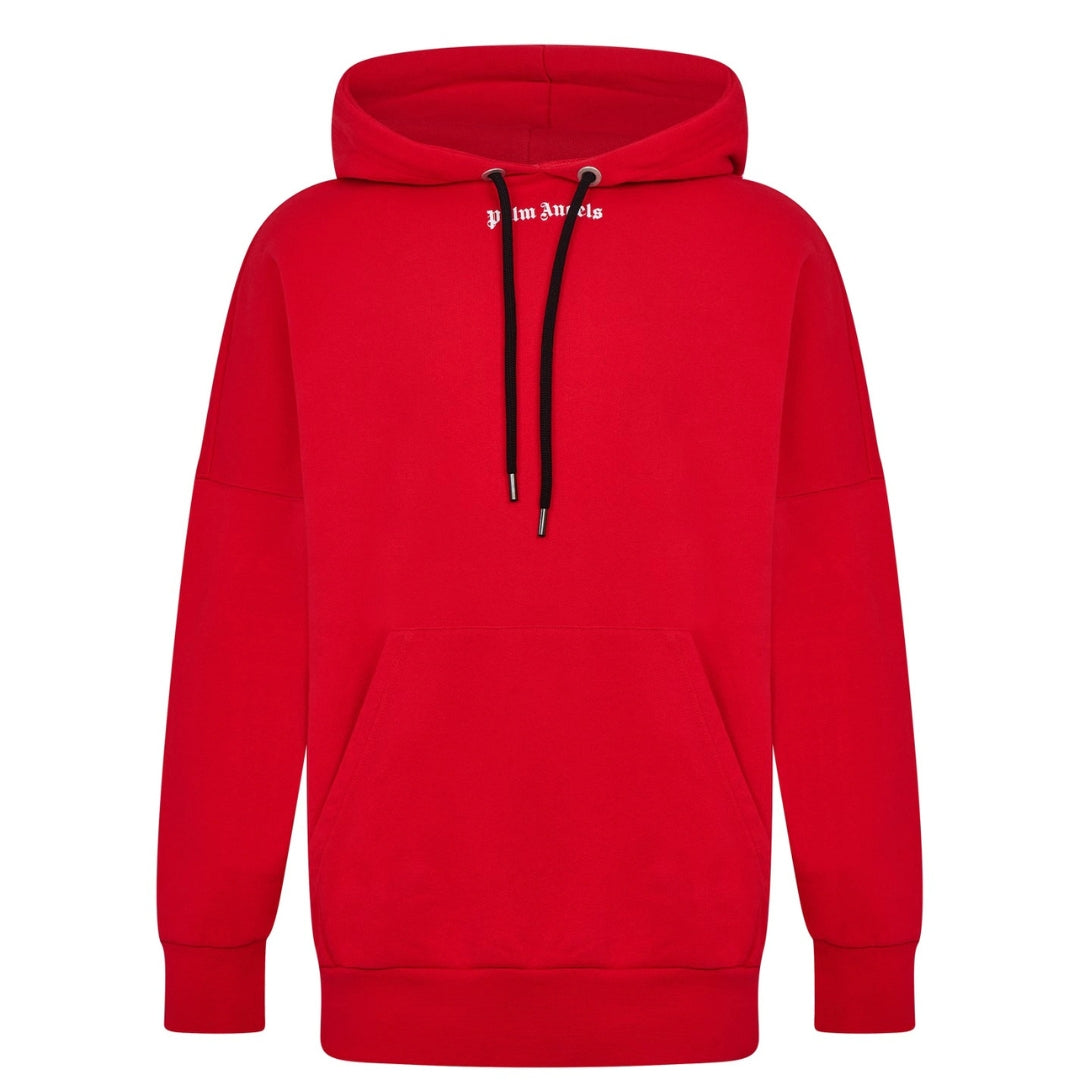 Palm Angels Mens Pmbb036C99Fle0012501 Hoodie Red