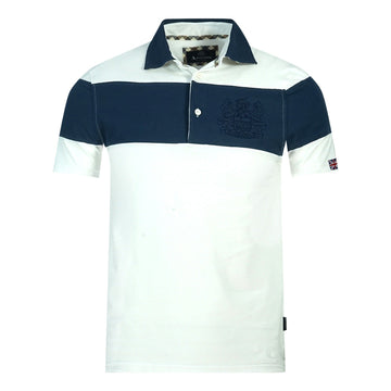 Aquascutum Mens Qmp030 01 Polo Shirt White