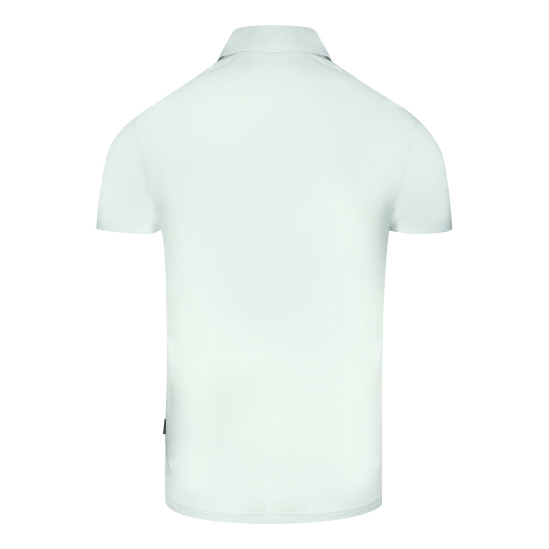 Aquascutum Mens Qmp041 01 Polo Shirt White