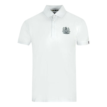 Aquascutum Mens Qmp050 01 Polo Shirt White