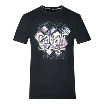 Cavalli Class Mens Qxt61Z Jd060 05051 T Shirt Black