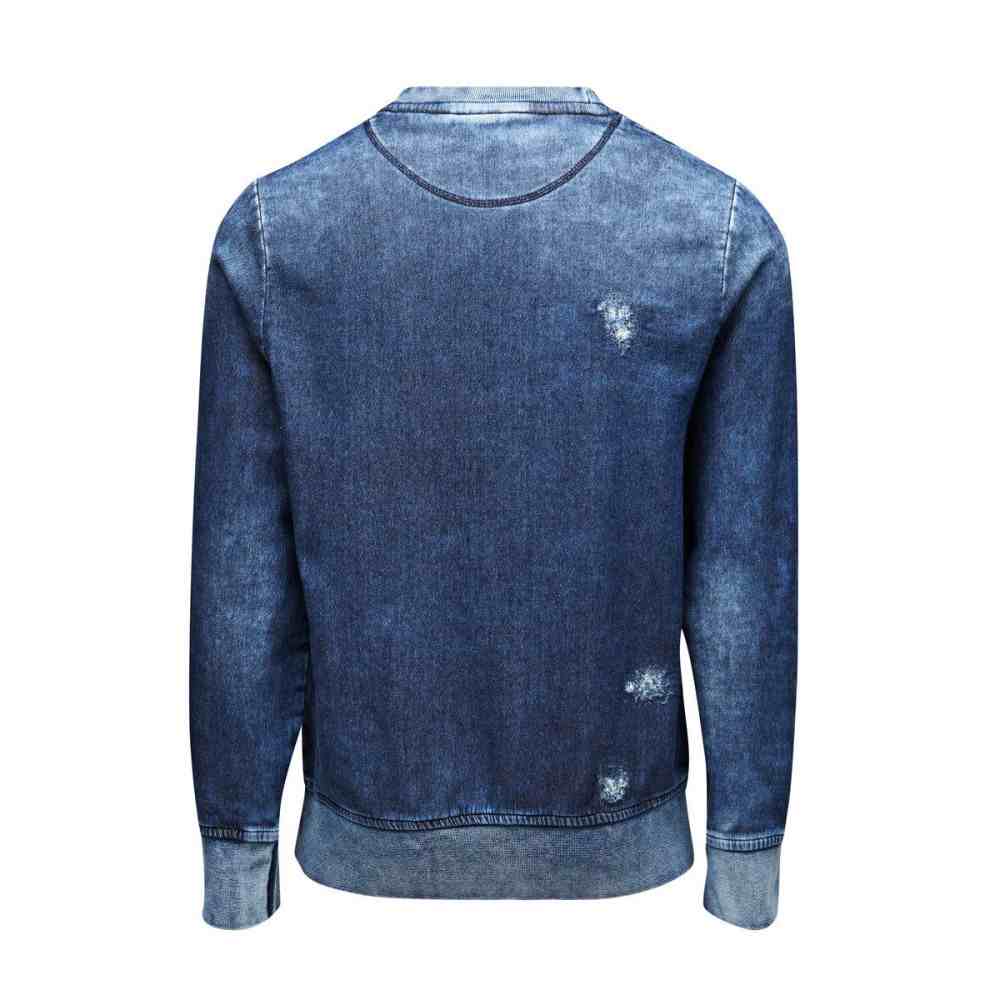 Jack And Jones Mens Jumper Royal Sweat Rdd 037 Blue