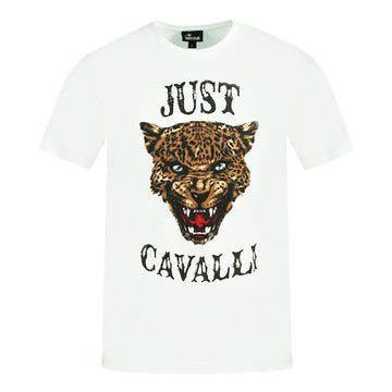 Just Cavalli Mens T Shirt White