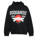 Dsquared2 Cool Fit Jiu-Jitsu Brothers Black Hoodie - Nova Clothing