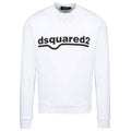 Dsquared2 Classic Raglan Fit Logo White Sweater - Nova Clothing