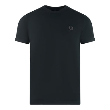 Fred Perry Mens T Shirt Black