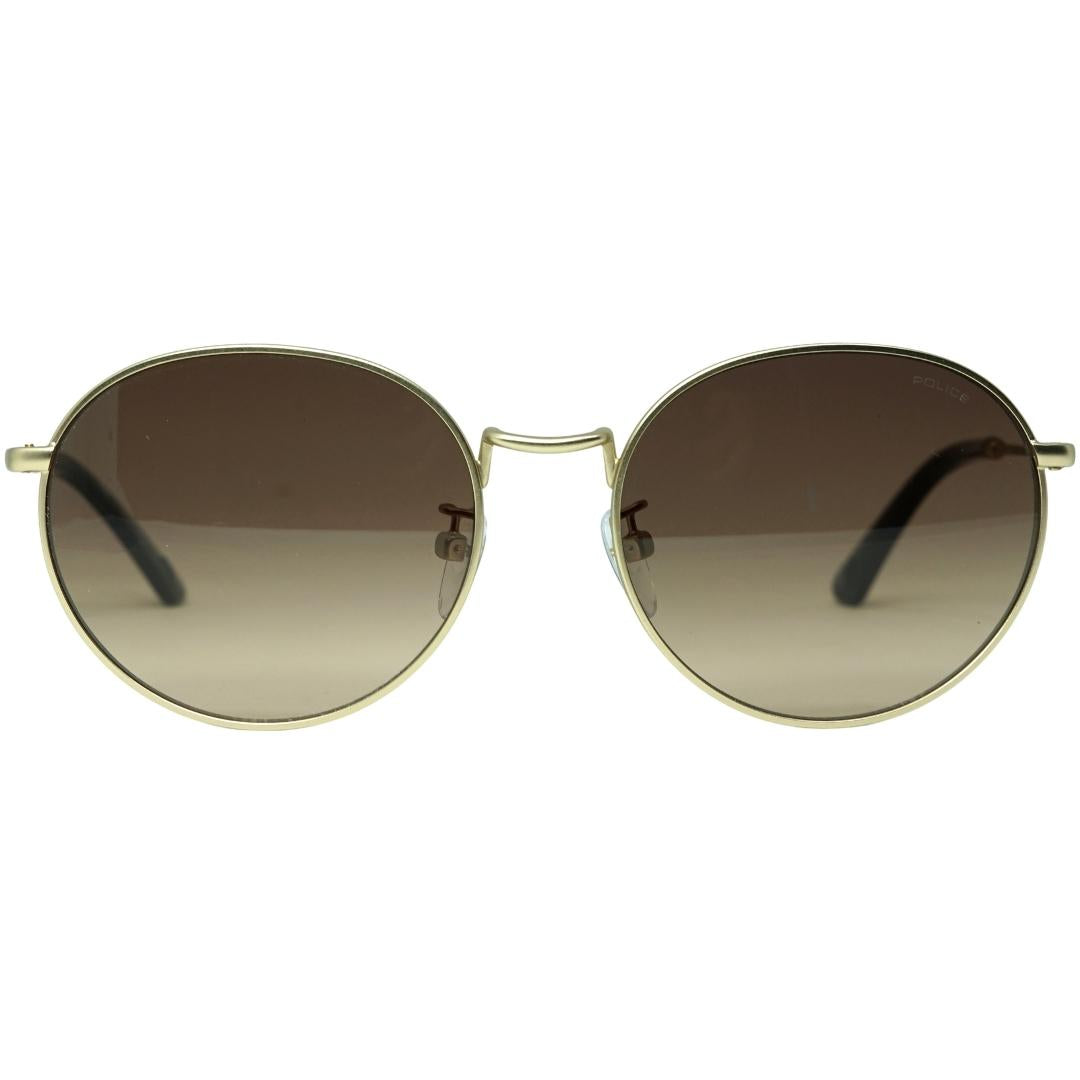 Police Mens Sunglasses Gold