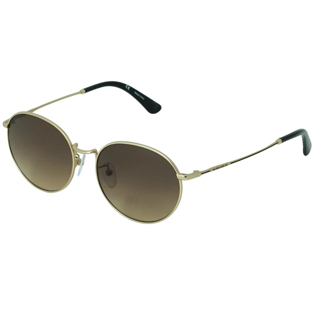 Police Mens Sunglasses Gold