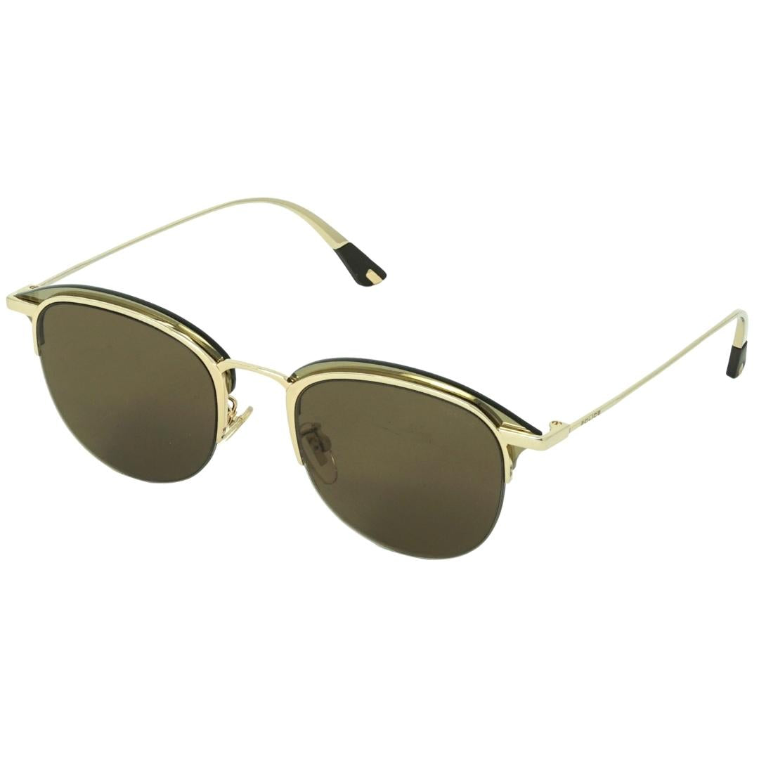 Police Mens Sunglasses Gold