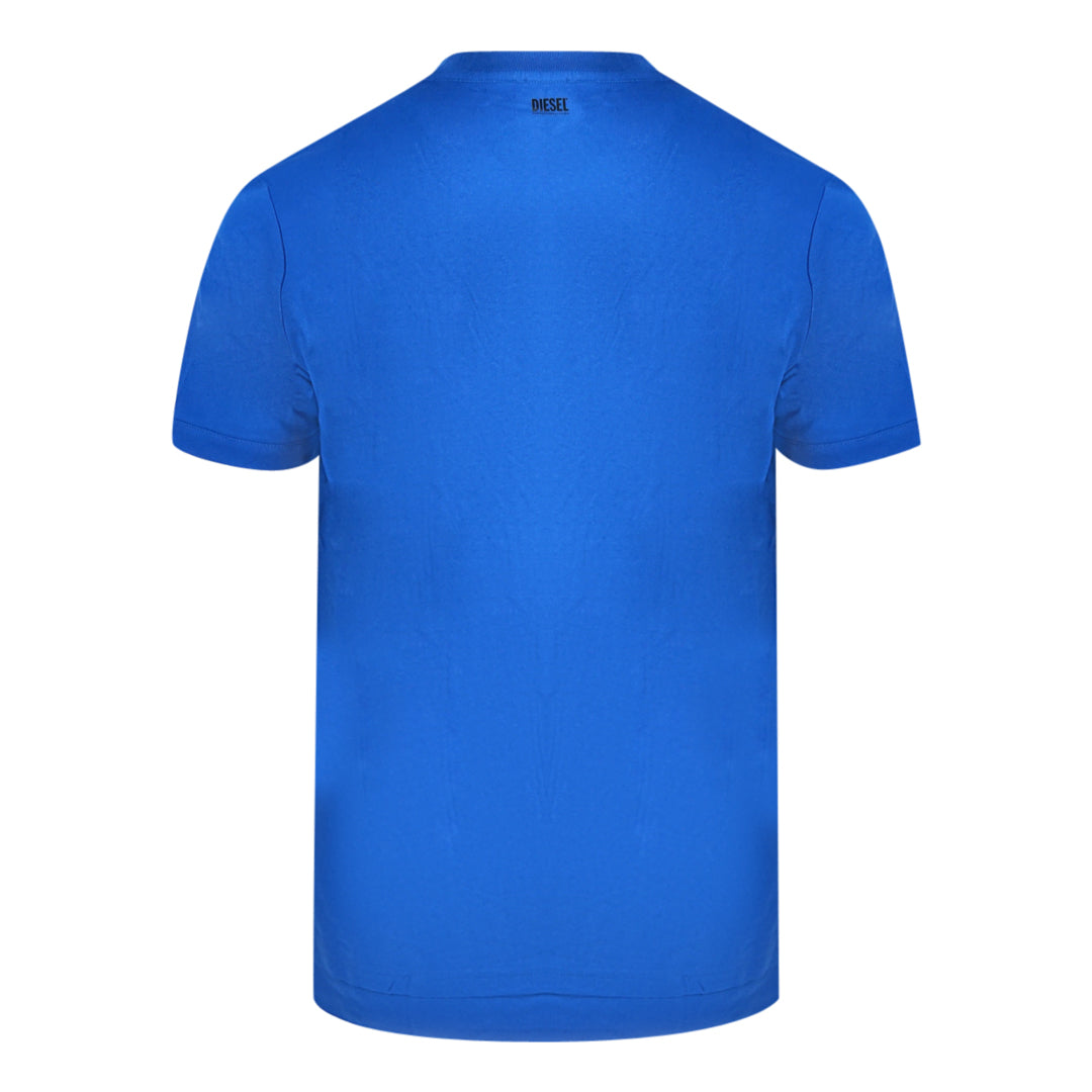 Diesel Mens T Cherubik New 8Ii T Shirt Blue