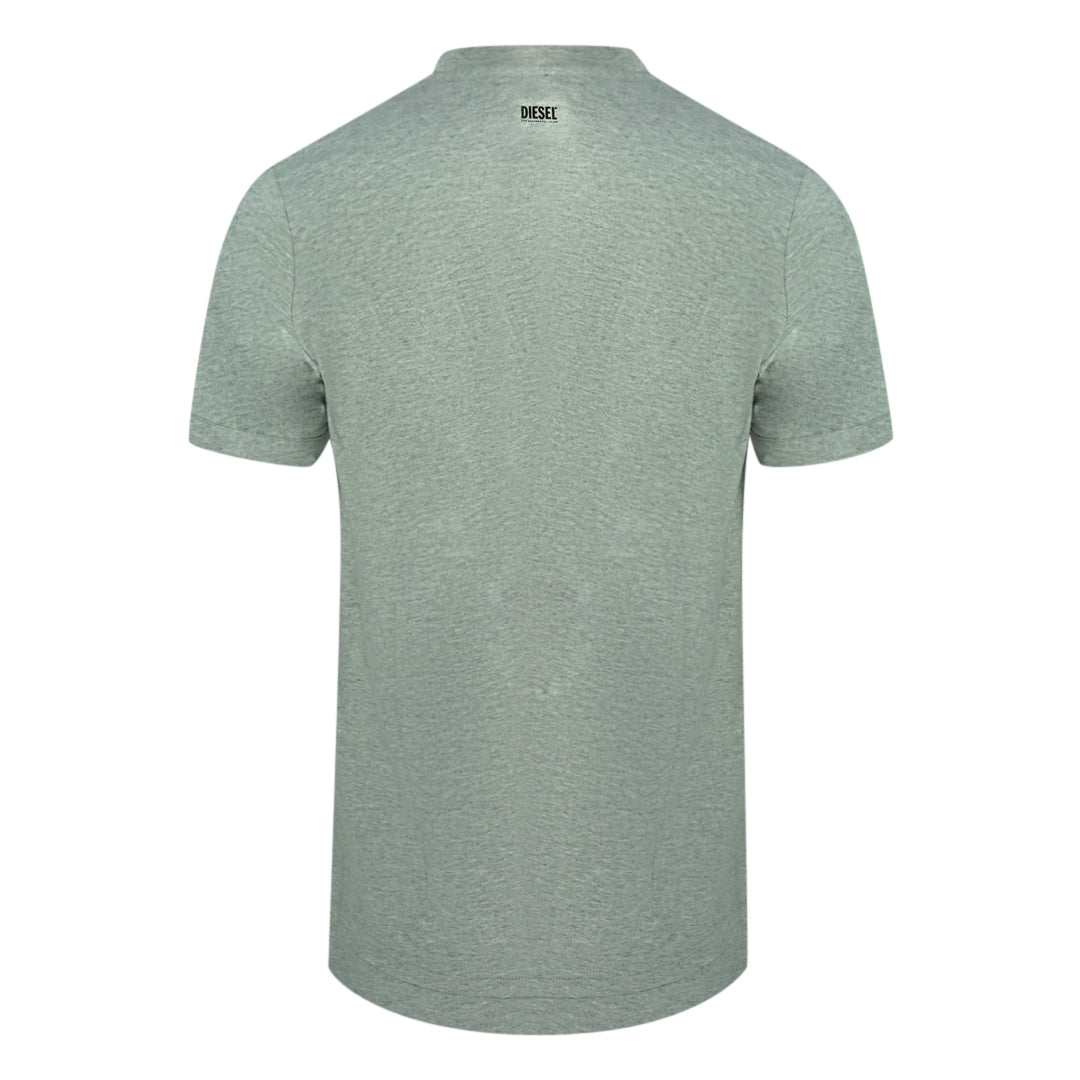 Diesel Mens T Diamantik New 912 T Shirt Grey