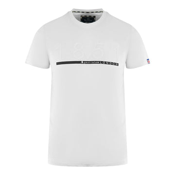 Aquascutum Mens T00223 01 T Shirt White