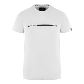 Aquascutum Mens T00423 01 T Shirt White