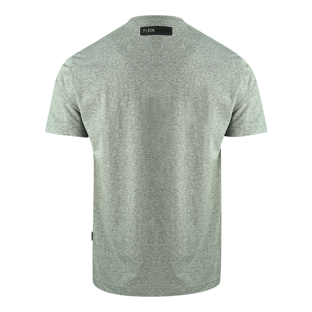 Plein Sport Block Logo Grey T-Shirt - Nova Clothing