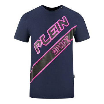 Plein Sport Mens Tips111Tn 85 T Shirt Navy