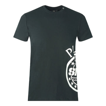 Plein Sport Side Logo Black T Shirt