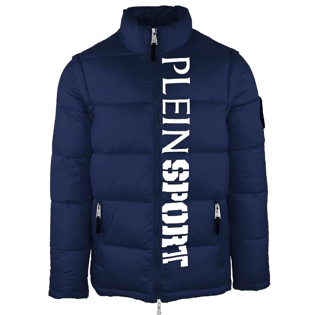 Philipp Plein Sport Mens Upps107 85 Jacket Navy - Style Centre Wholesale