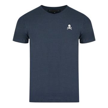 Philipp Plein Mens Utpv01 85 T Shirt Navy Blue