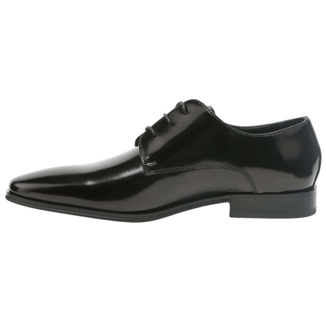 Versace Collection Derby Black Leather Shoes - Nova Clothing