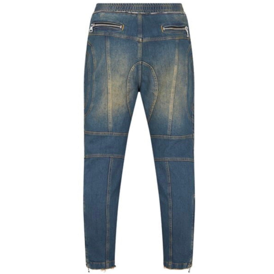 Balmain Mens Jeans Yh1Mi013 Dc39 6Fc Blue